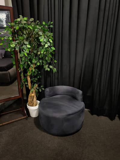 1 seater sofa / sofa for room/ planter/mirror / one seater sofa grey