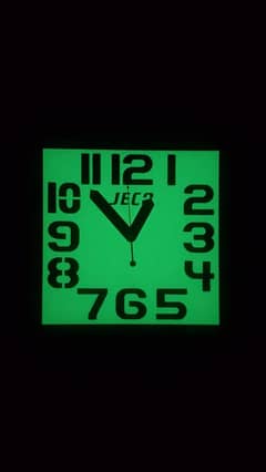 Night Vision Glowing Wall Clock