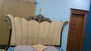 king size dubal bed with side tables dressings condition 10/9