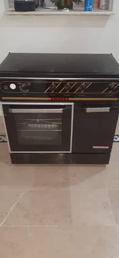 3 Burner Singer cooking Range with oven