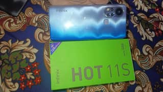 infnix hot 11S 4+2  gb ram 128 gb
