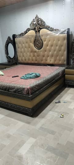 bed and dresser