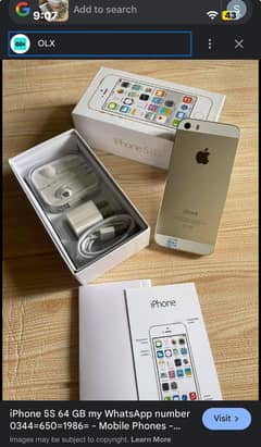 iphone 5s 64 gb PTA approved My WhatsApp number 03227094780
