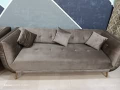 6 Seater Sofa Set with Center Table