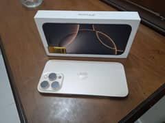 iphone 16 pro max desert Titanium pta approved new 100% battery health