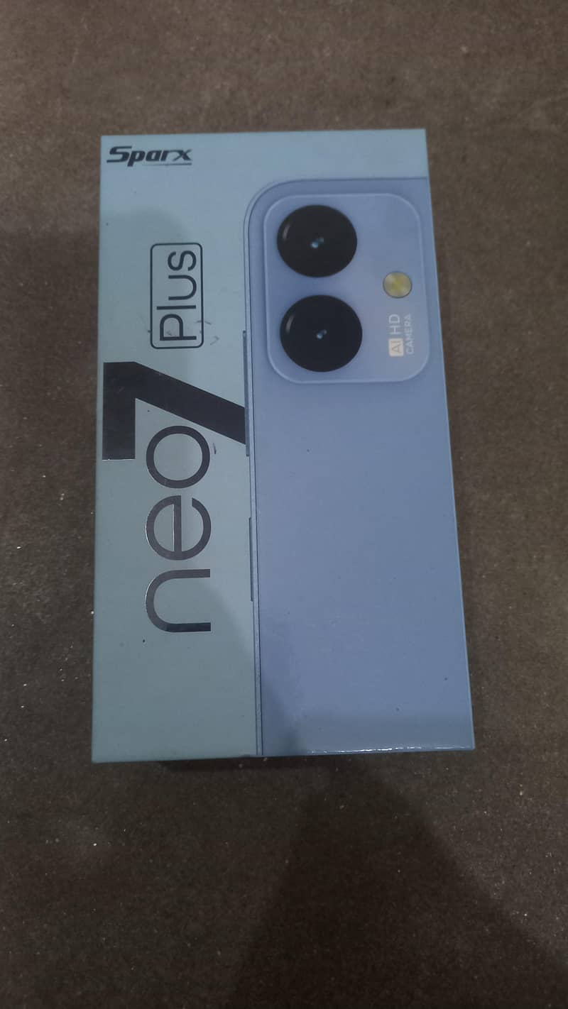 sparx neo 7 plus 4/64 pta approved with box and charger no open no rp 7