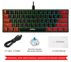 RGB Mini 60%Percent 61 Keys Mechanical Gaming Blue Switch Keyboard