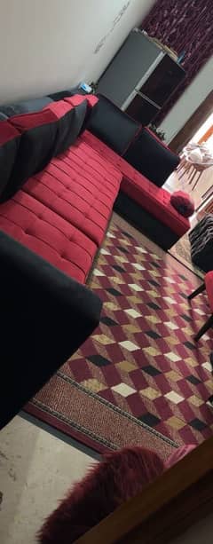 L-Shape 8-Seater Sofa for Sale