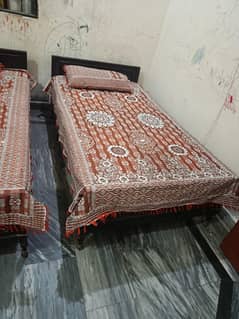 two single beds