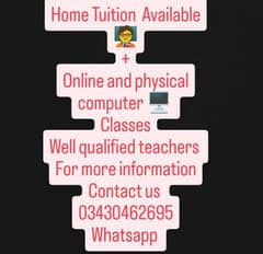 Home and online tutor