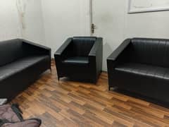 Black Premium Sofa Set