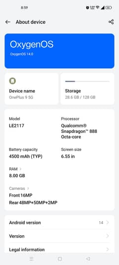 One Plus 9 5G