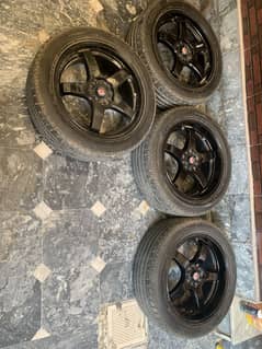 Lenso 17 inch rims and tyres for sale