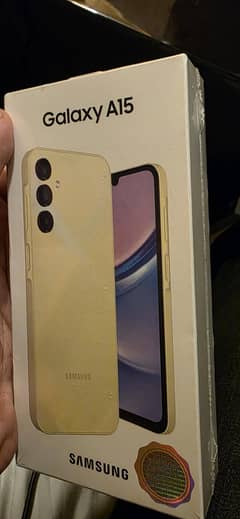 Samsung A15 Yellow 6/128 GB  Box Pack