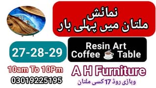 Resin Art Table Exhibition – Multan (Free Entry)