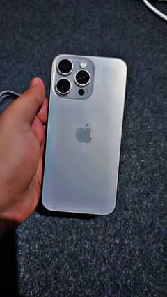 I phone 15 pro max (Silver Titanium PTA Approved)
