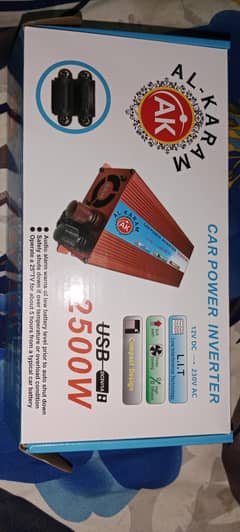 Al Karam Inverter 2500 Watt (12 Volt to 220 Volt) (Contact03113291428)