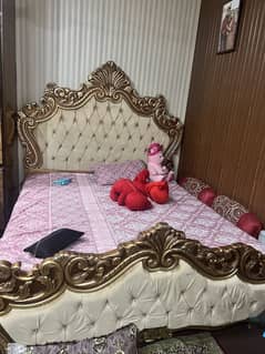 Bed and dressing table