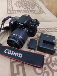 Canon 77d DSLR camera with  18-55 mm STM lense