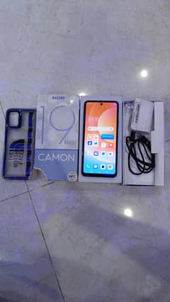 Tecno Camon 19 128/6 With box and charger