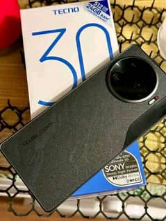 Tecno Camon 30 with warrnty 12 Gb 256 complete saman