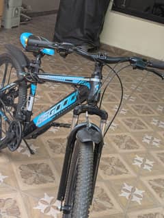 Gear Bicycle Colour Blue and Black