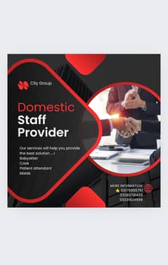 provide domestic staff