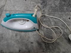 Iron including water spray