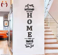 Sweet home wooden. wall Art