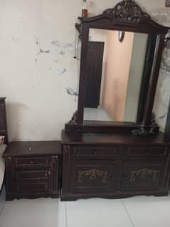 bed side table and dressing