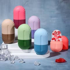 Face Icers Reusable Ice Cube Roller for Shrink Pores Anti Wrinkle Red