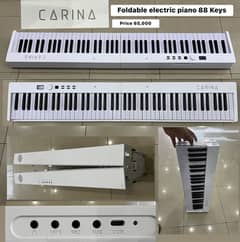 Foldable electric piano 88 Keys We have keyboard guitars amps