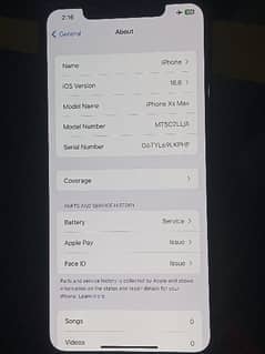 Iphone XS Max for sale, PTA approved