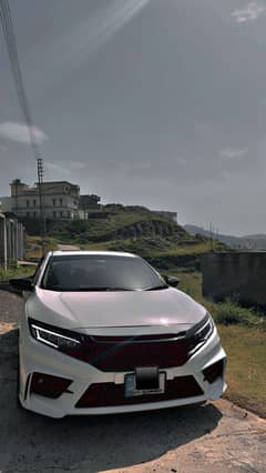 Honda Civic X 2018 Red meter
