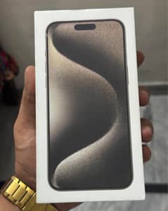 Iphone 15 pro max Natural colour Hk model 100 health