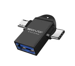 SOVO OTG Card Reader (2 in 1) MICRO + TYPE C