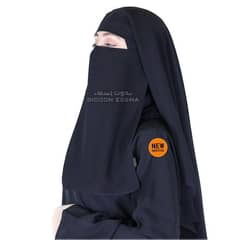 3 Layer Arabic Saudi Niqab Hijabi Saudi NIqab BidoonEssma Brand Saudi Niqab For Ladies Women Gifting Butterfly Style Saudi Niqab Hijab Dubai Sheikha Bushra Bibi Hijab Ready to Wear Decent Elegant Smart Stylish  Full Cover  Ladies Women Girls