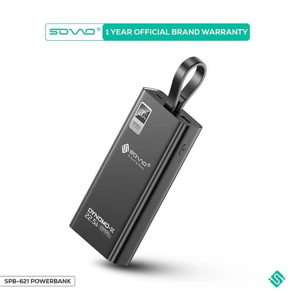 SOVO DYNOMO-X 20000 MAH LED DISPLAY POWERBANK