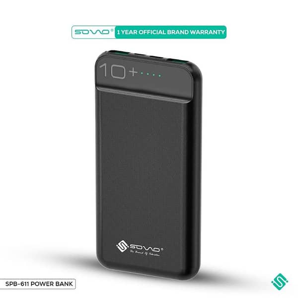 SOVO ROCCO SPB-611 10000 MAH SUPER FAST POWERBANK