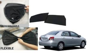 Toyota Belta All Models Foldable And Flexible Sunshades 4 Pcs Set