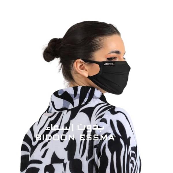 Face mask for girls, Face mask for Ladies BIDOONESSMA Brand, Face mask for girls, Face mask for University girls Washable Reusable Imported Fabric Face Mask | Black Adjustable Face Mask Washable Reusable Niqab Imported Fabric Face Mask For Adults Students