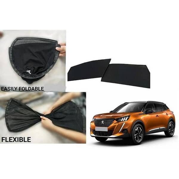 New Peugeot 2008 Foldable And Flexible Sunshades 4 Pcs Set