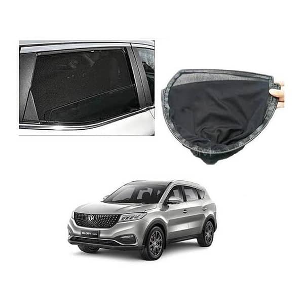 New  DFSK Glory 580 6 Piece Sunshade Foldable & flexible Premium Quality Jet Black