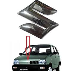 Suzuki Mehran All Models | Front Grill 3D Monogram Full Set With Extra Tape | Premium Finishing.