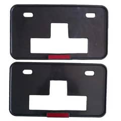 Universal Number Plate Frame ONE pair With Reflector Premium Quality Material