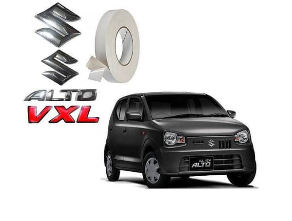 New Alto 2017-2023 3D Monogram Complete Set With Extra Tape Premium Finishing.