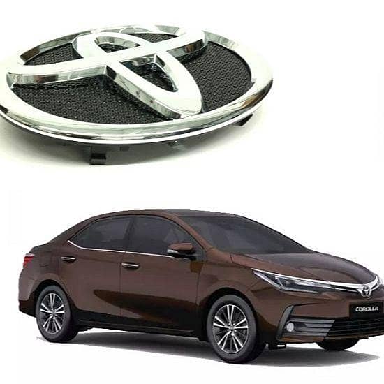 Toyota Corolla 2015-2023 Front Grill 3D Monogram Premium Finishing