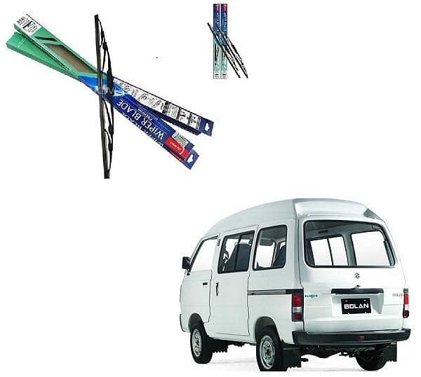 Suzuki Bolan/Hiroof Hybrid Wiper Blades Non Scratch able