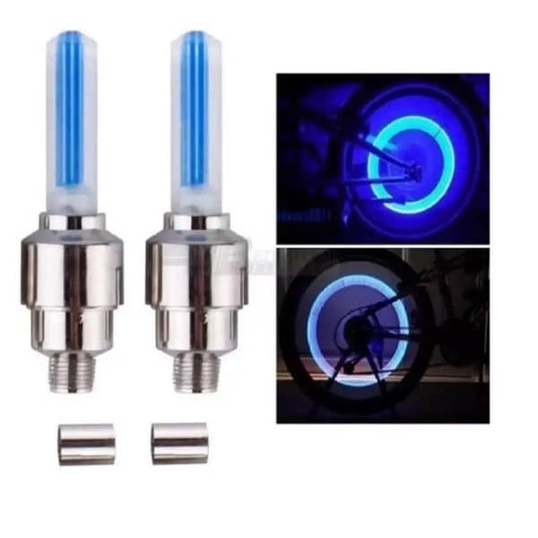 2 Pcs Set Wheel Nozzle's Light (Blue)