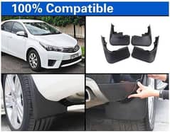 Toyota corolla 2007 to 2013 mud Flap 4 Pieces set Flexible high quality material